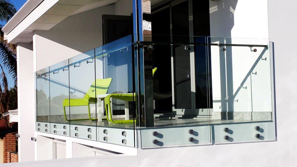 fh brundle pro railing stand off glass button