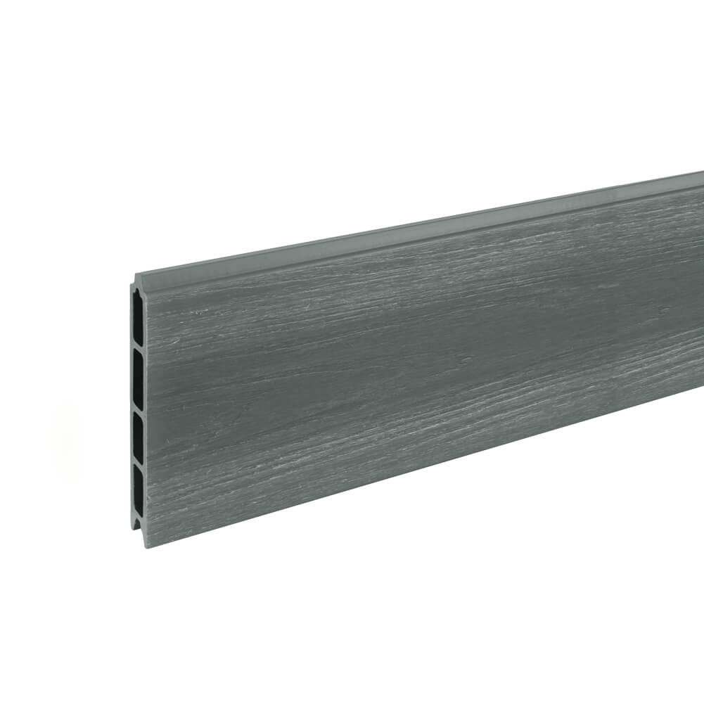 twilight grey composite fence gate board fh brundle rinato