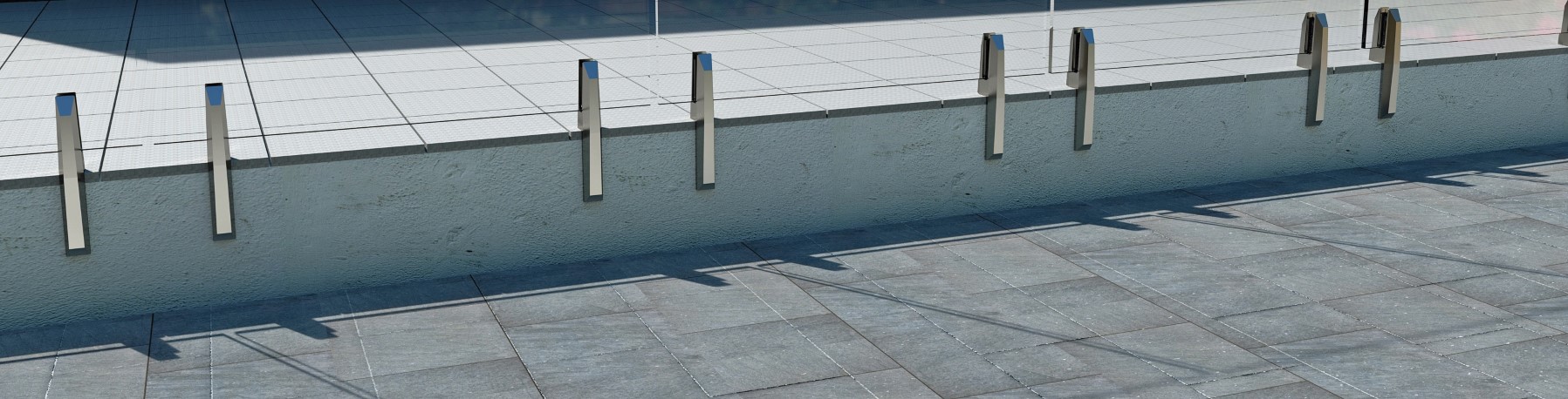 pro railing balustrade contemplation satin bolt down fh brundle