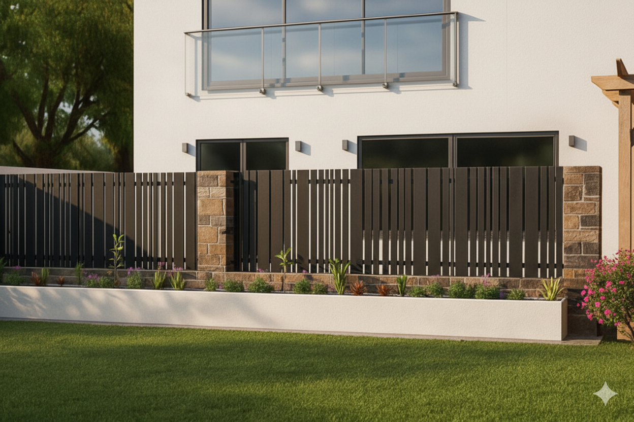 marano Integrated aluminium fencing fh brundle