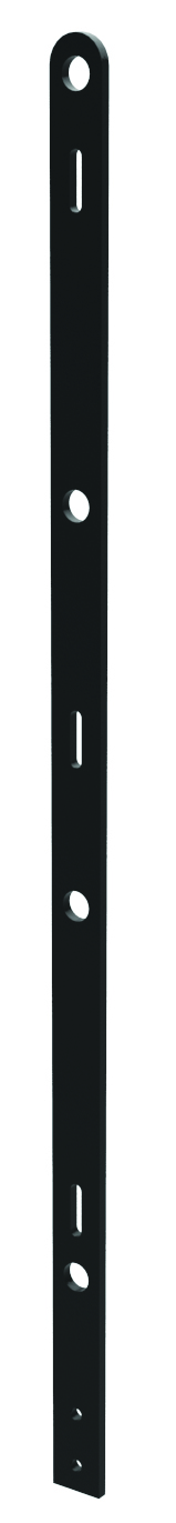 Additional end-post for estate fencing panels