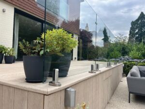 pro railing spigots glass balustrade fh brundle