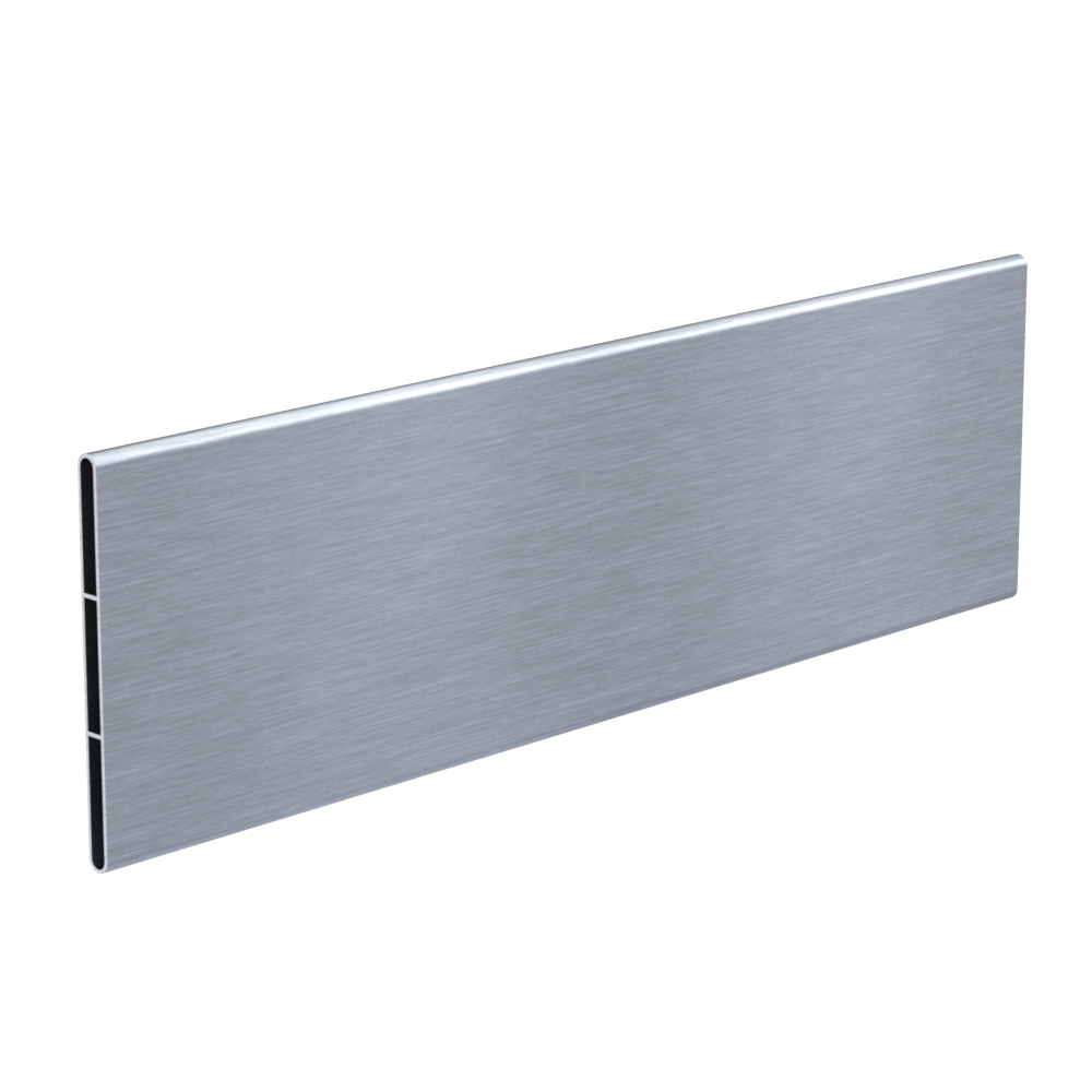 Marano integrated aluminium louvre infill board 150mm fh brundle