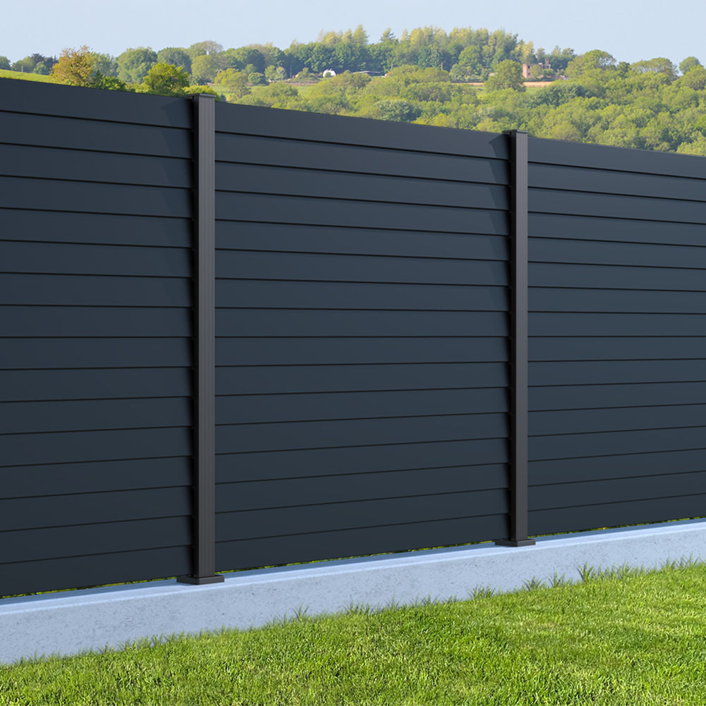 marano louvre aluminium fencing boards fh brundle