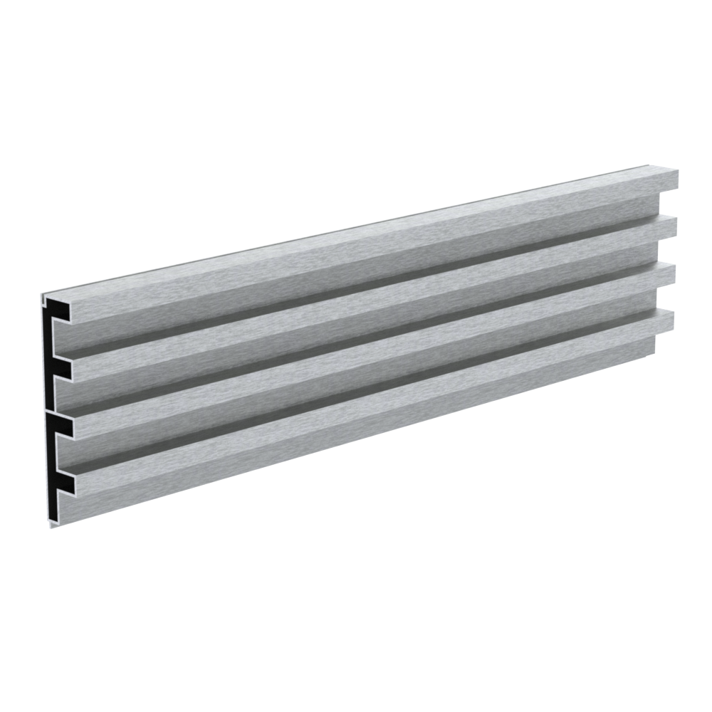 marano ridged aluminium fencing boards fh brundle