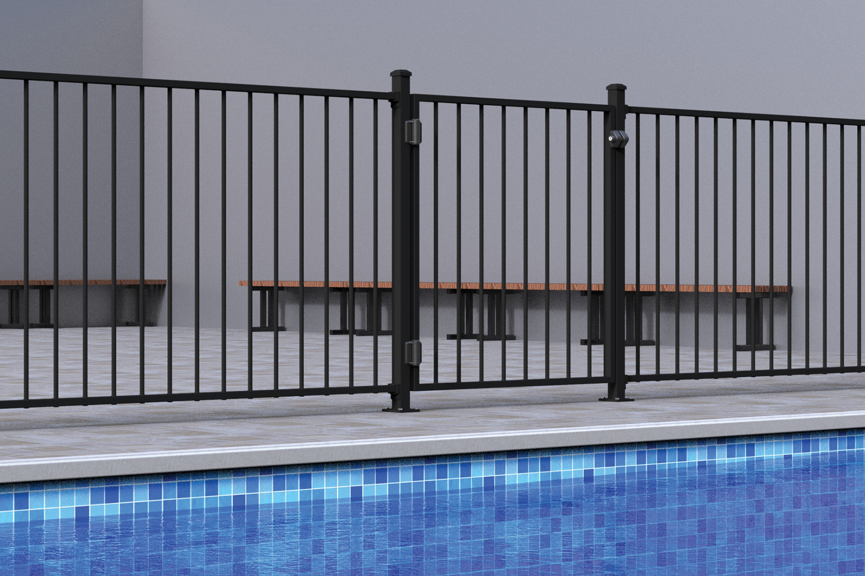 fh brundle simplicity aluminium railings