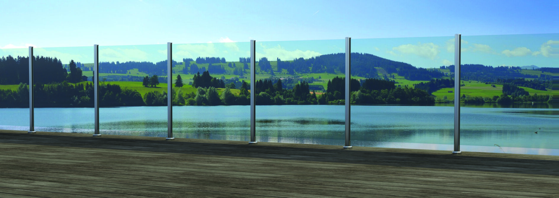 pro railing balustrade contemplation satin bolt down fh brundle