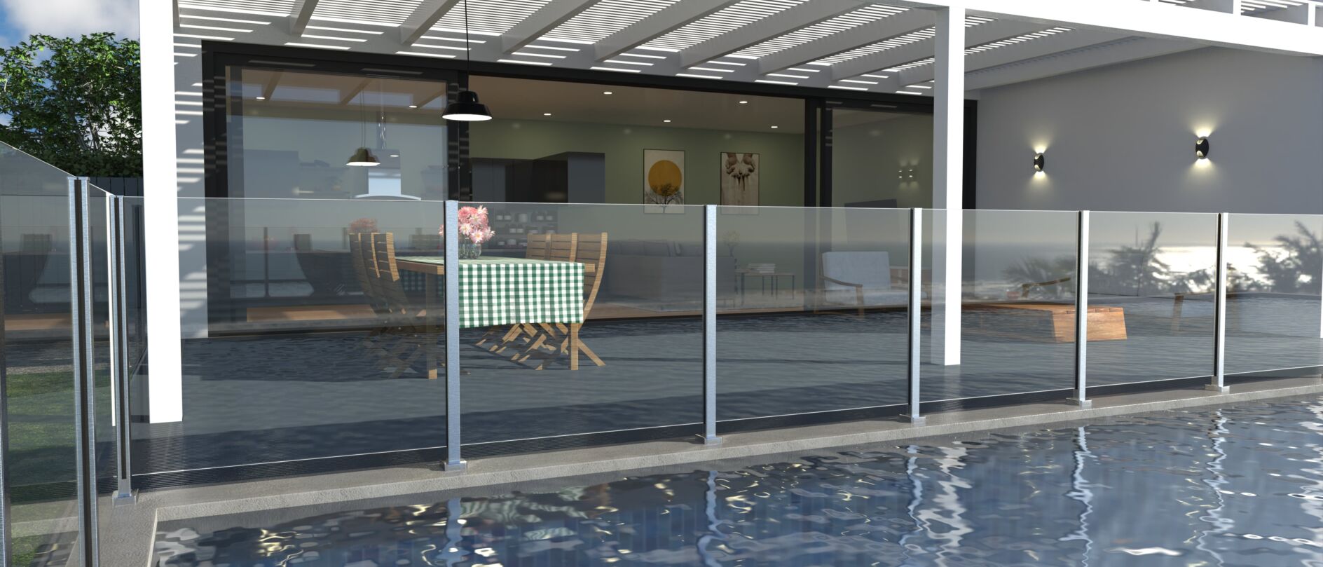 posiglaze frameless channel glass balustrade fh brundle