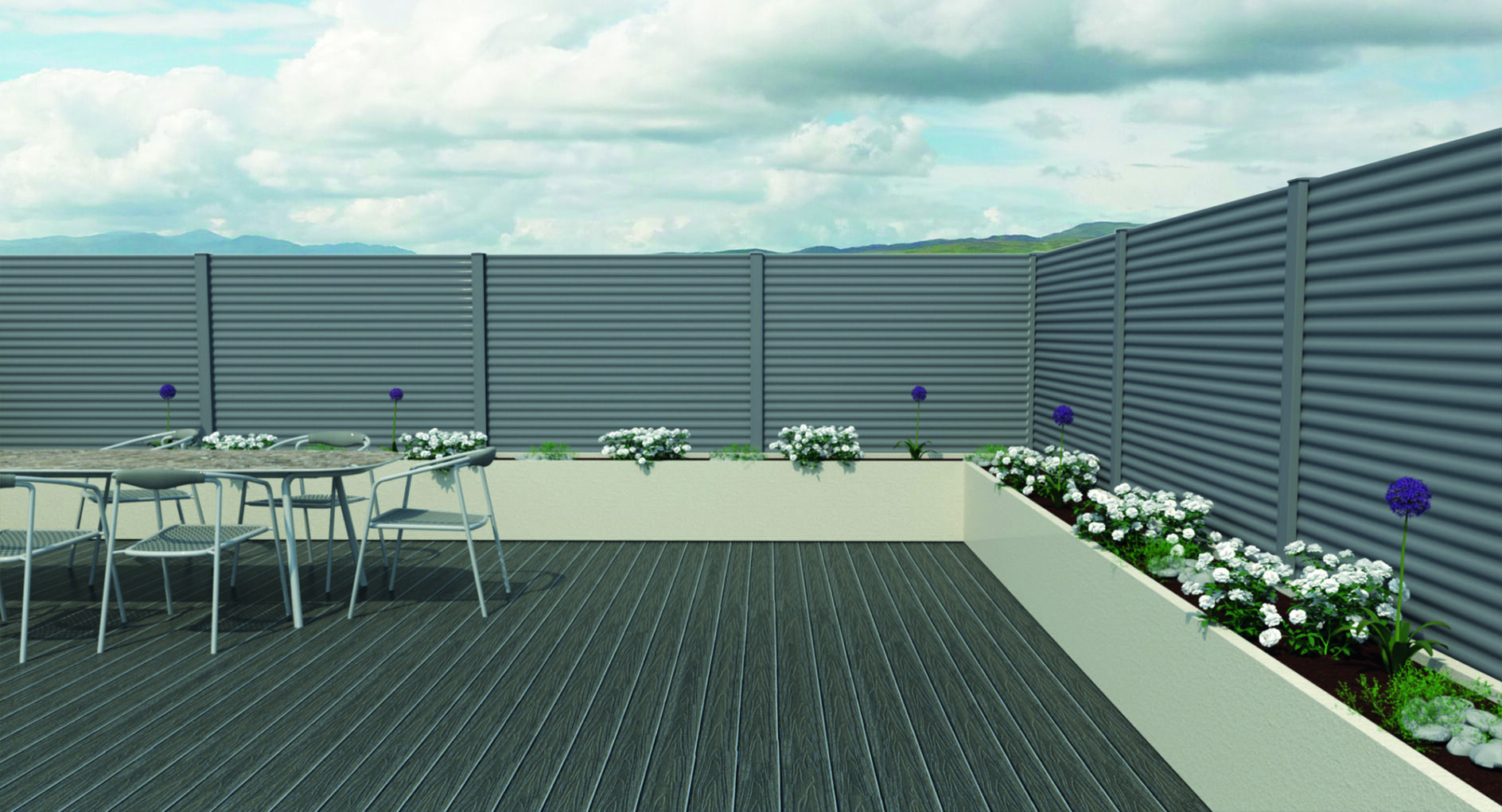 Marano integrated aluminium wave150mm fh brundle