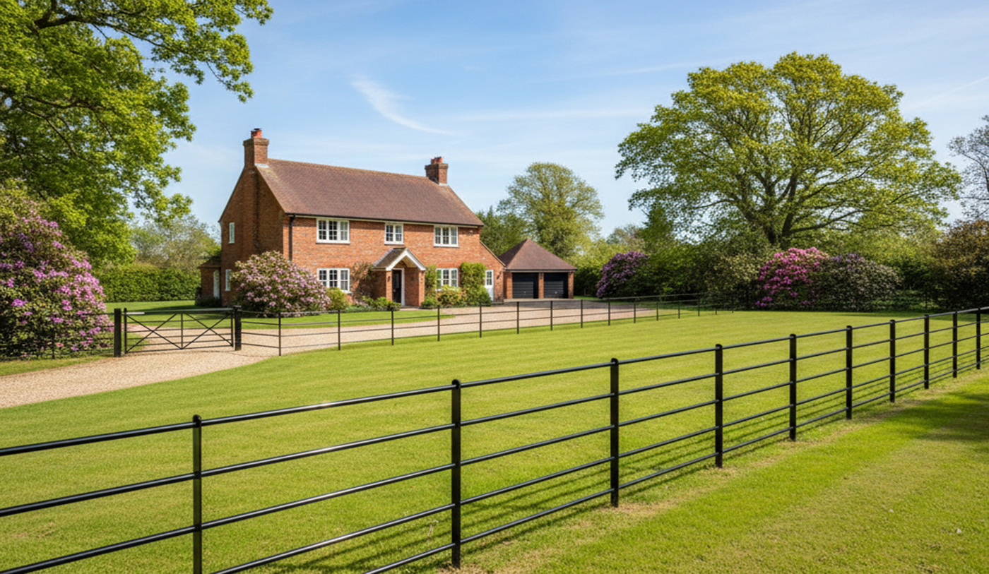 fh brundle estate fencing parkland estate fencing