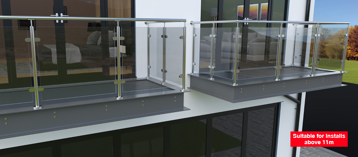 marano Integrated aluminium fencing fh brundle