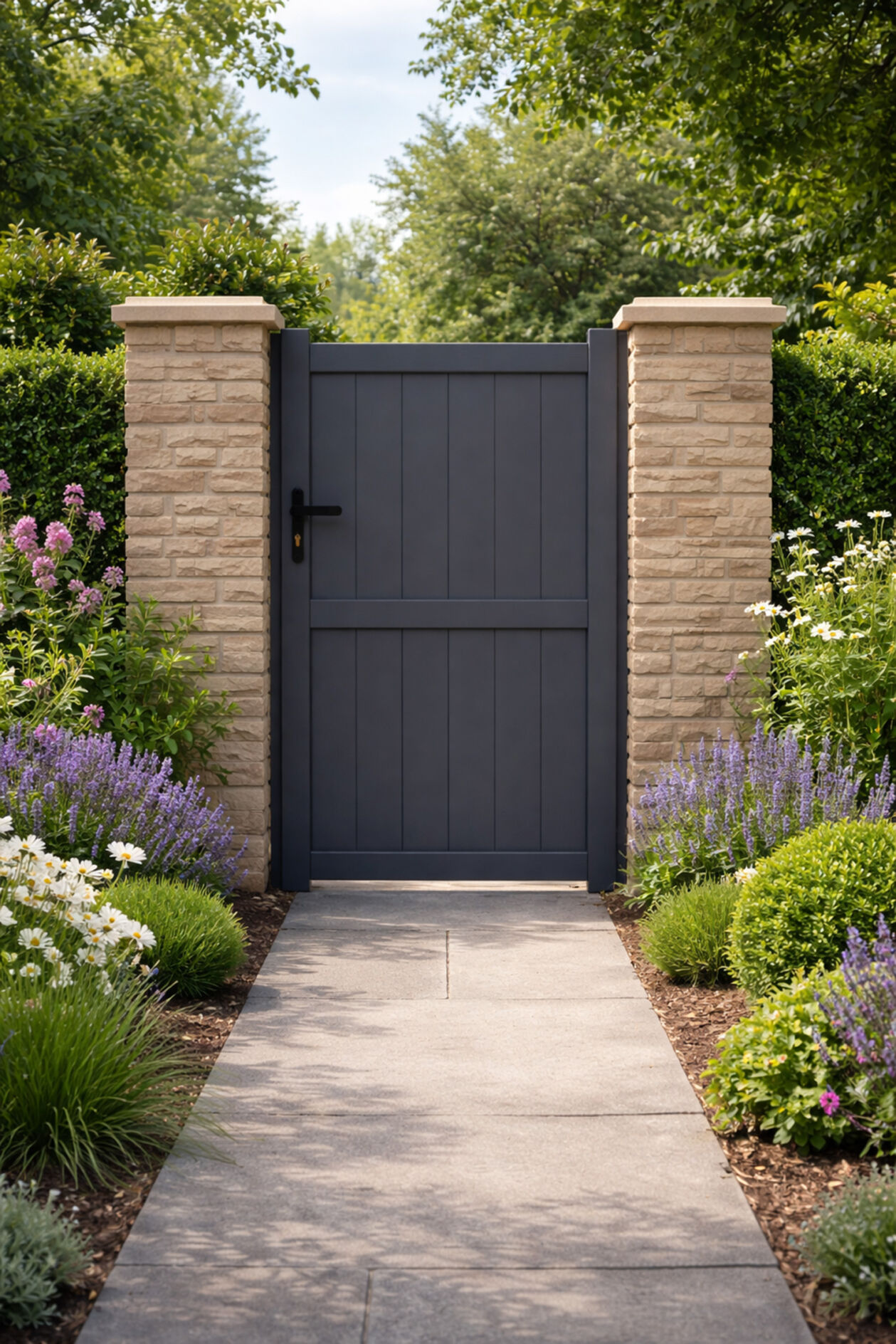 Single pedestrian gate aluminium ready-made gate fh brundle Single pedestrian gate aluminium ready-made gate fh brundle