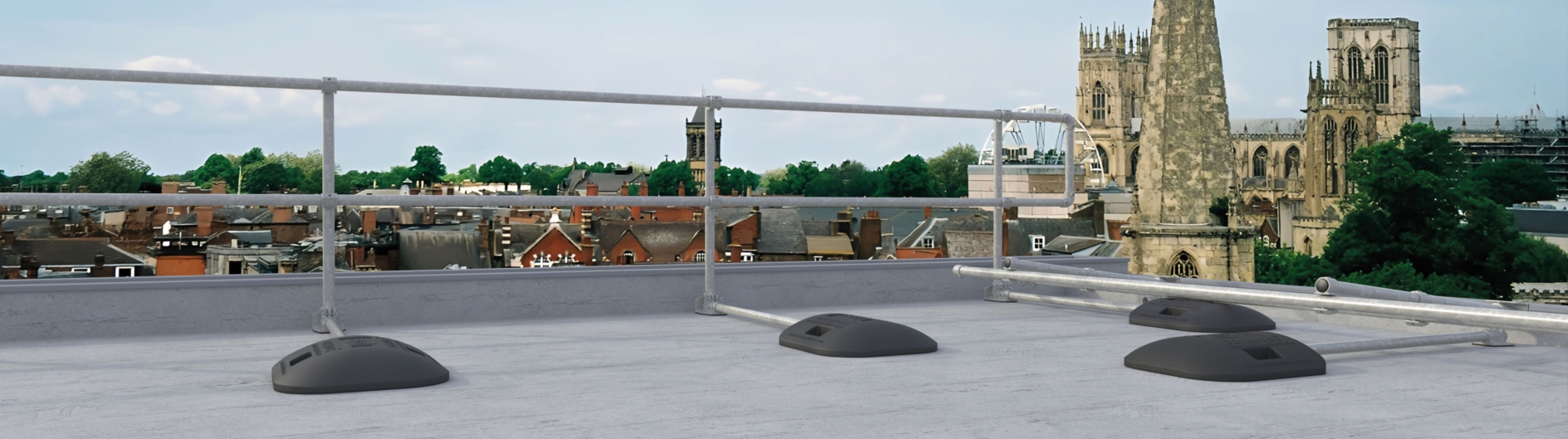 Foldshield roof edge protection