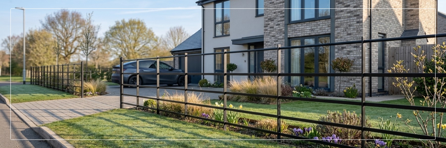 fh brundle estate fencing parkland fencing 