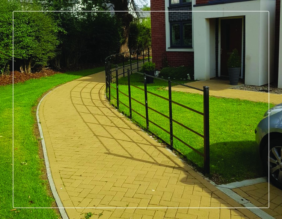 estate fencing for residential use fh brundle