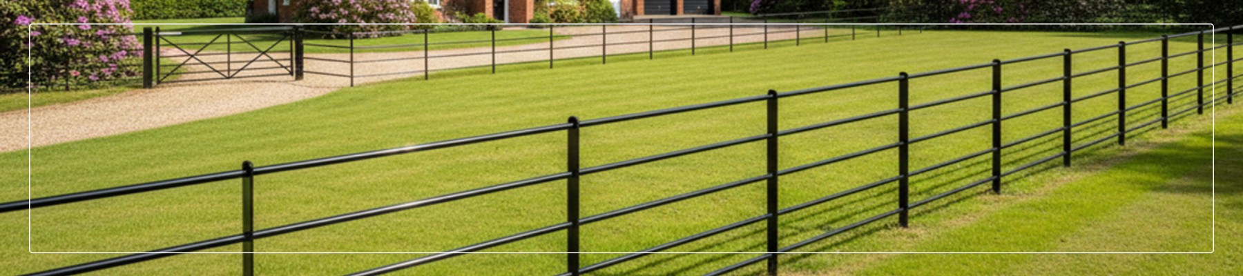 steel estate fencing per metre rate fh brundle