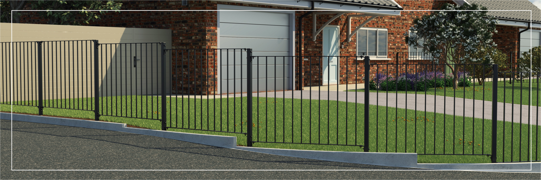 smooth top fh brundle estate fencing parkland fencing