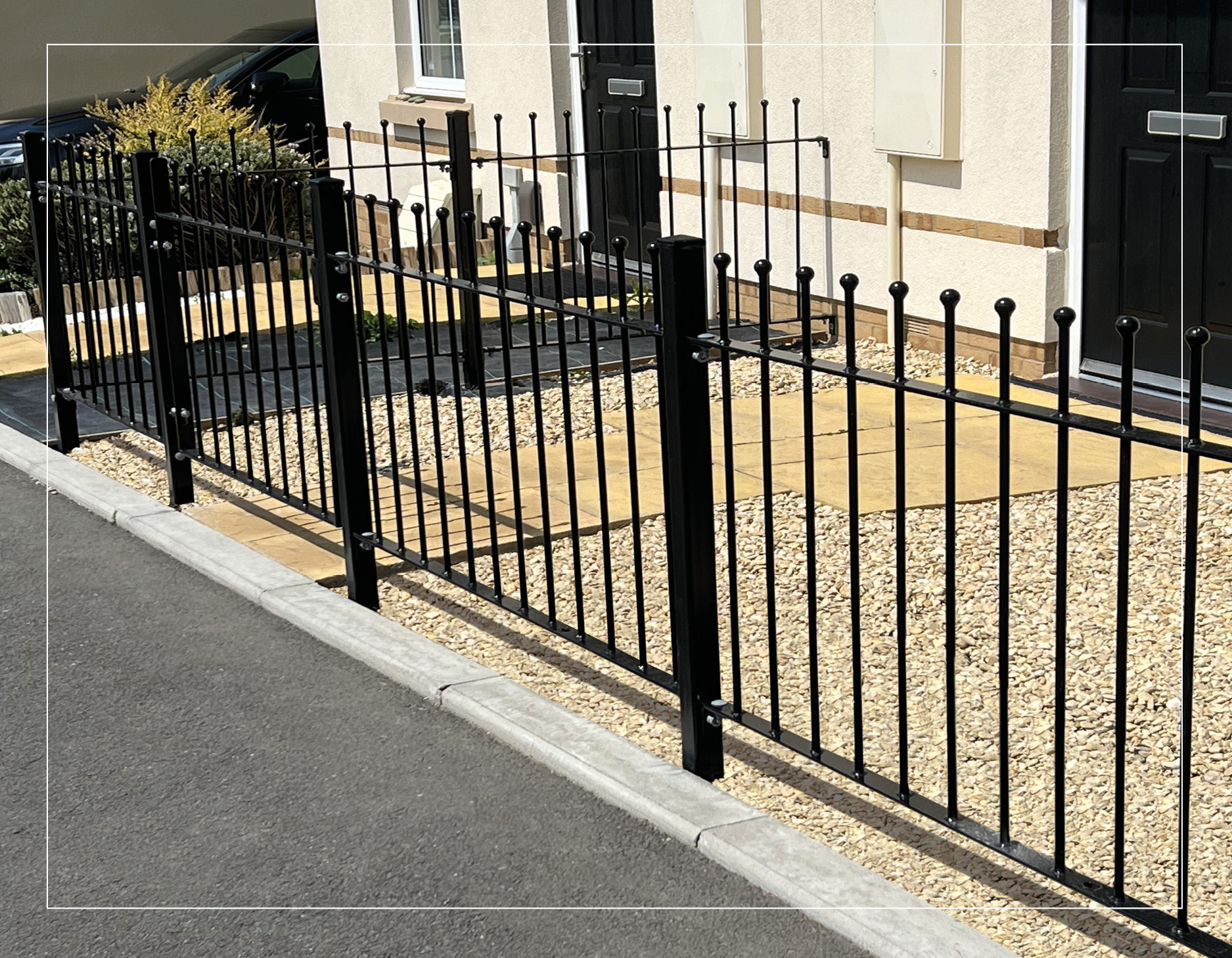 estate fencing for residential use fh brundle