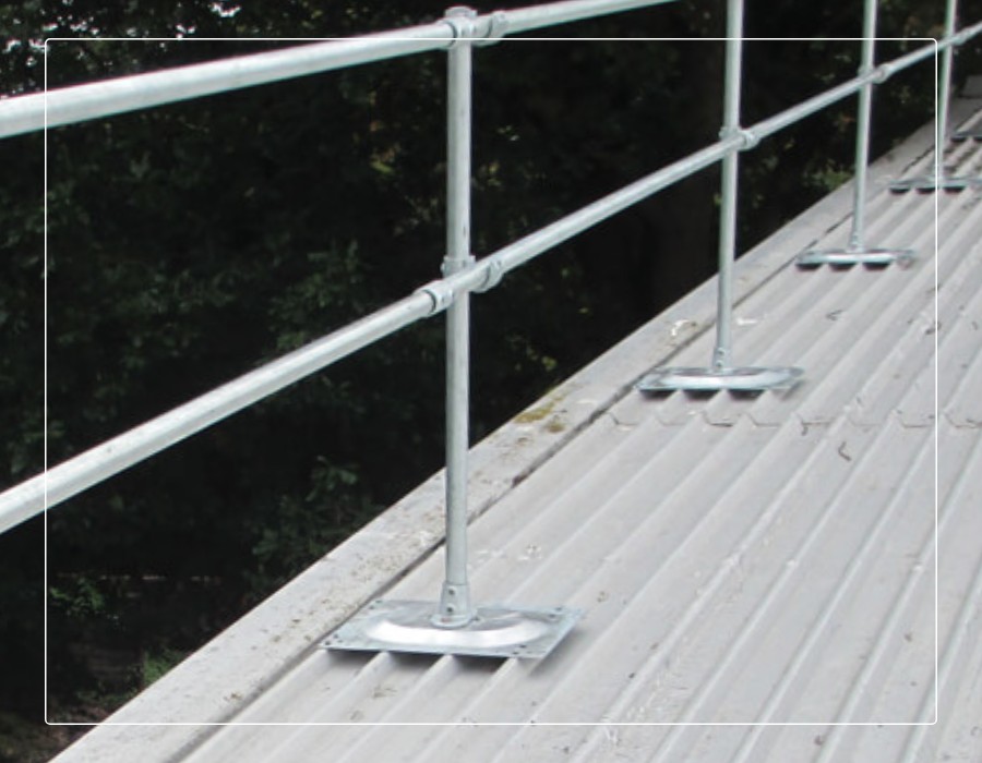 topfix roofedge protection handrail system working at height topfix roofedge protection handrail system working at height