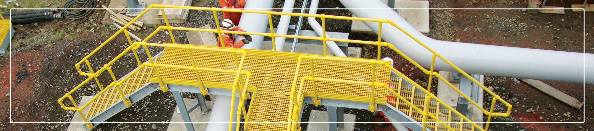 Strip fh brundle modular GRP handrail system