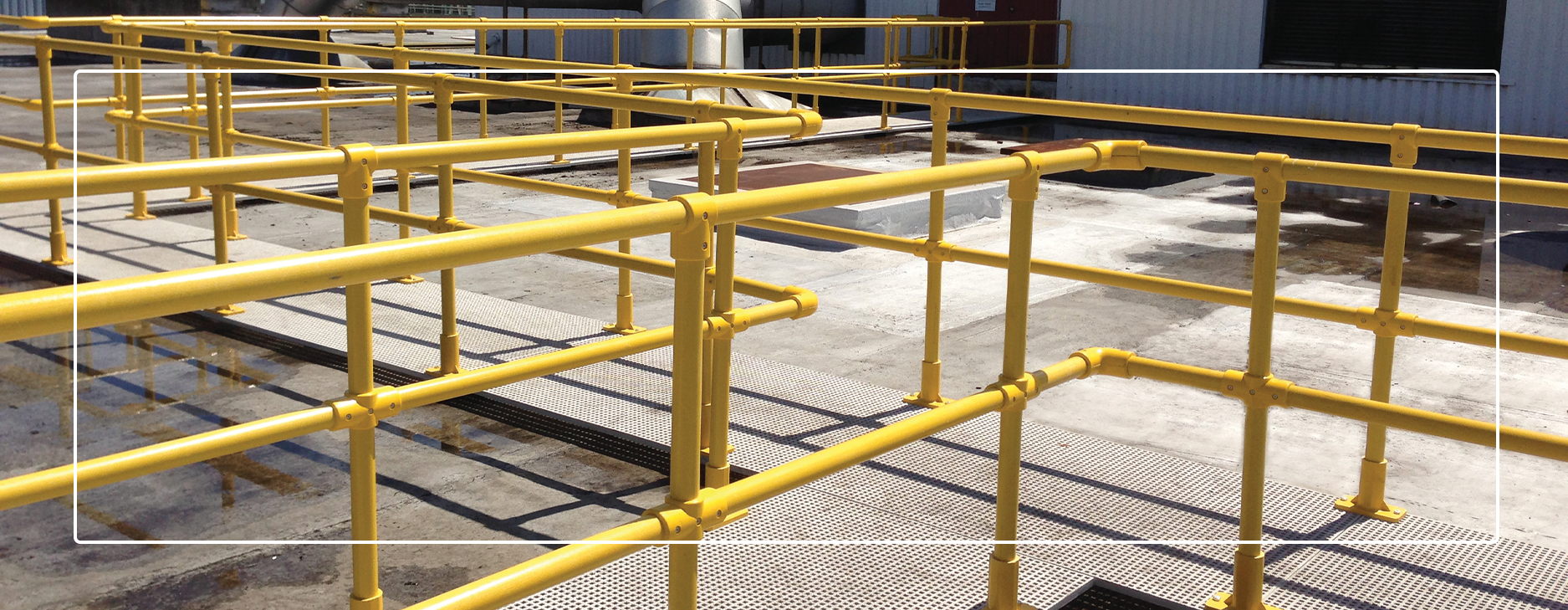 fh brundle modular GRP round handrail system