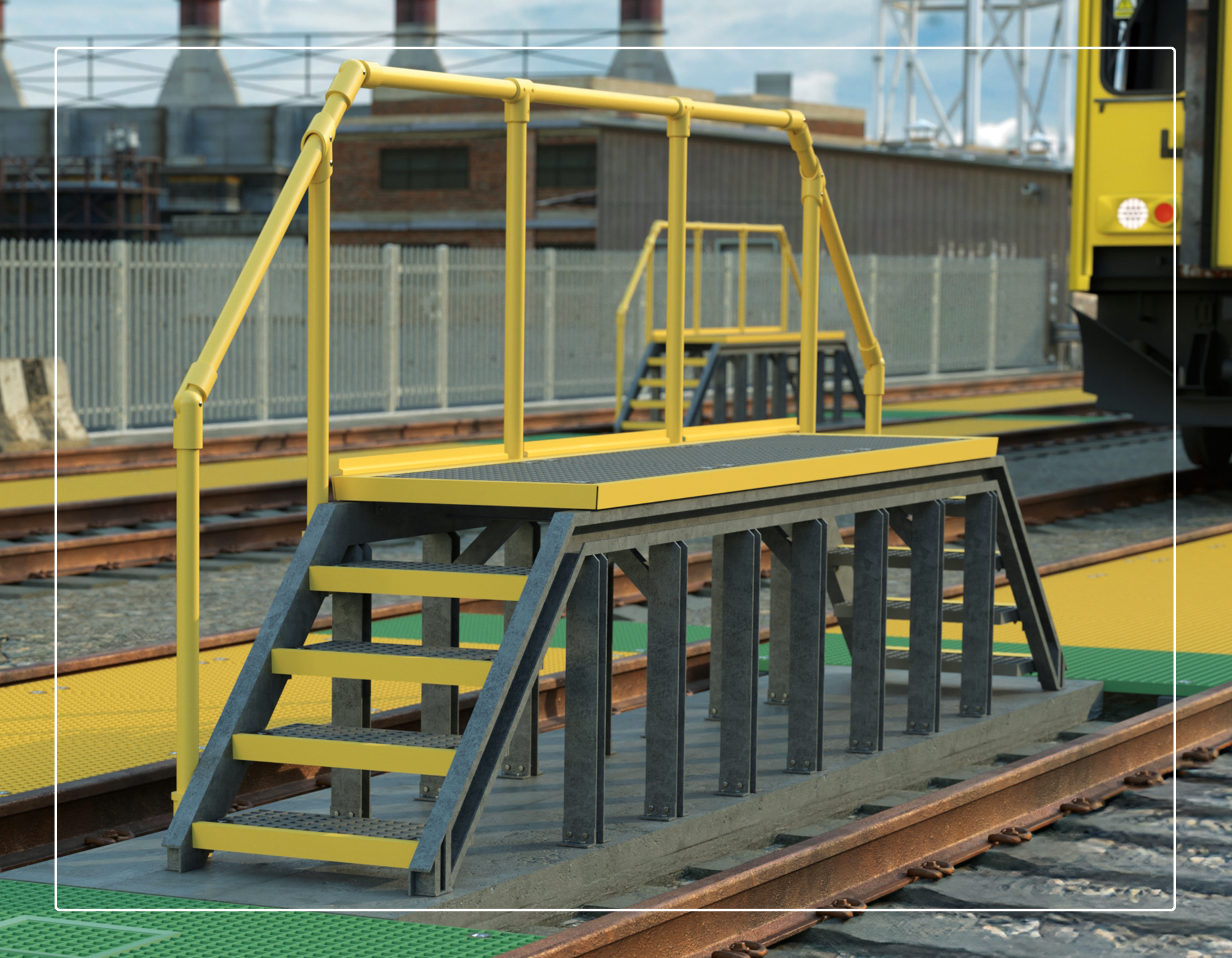 fh brundle GRP (glass reinforced plastic) stair treads & nosing