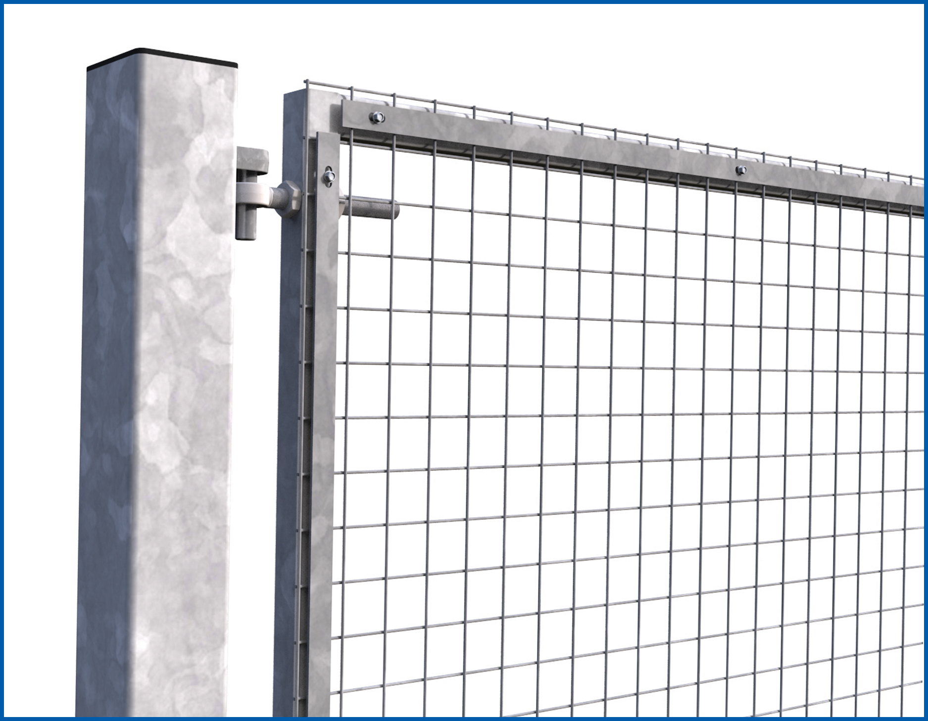Intro Image fh brundle site and vehicle access gate and construction barriers