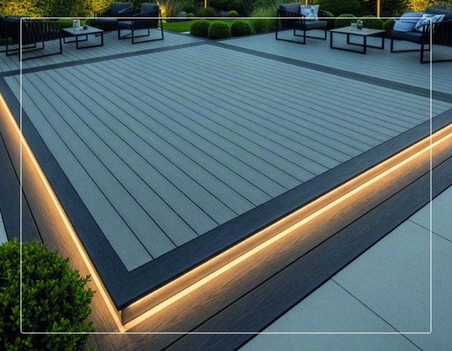 rinato composite decking boards fh brundle charcoal & silver grey