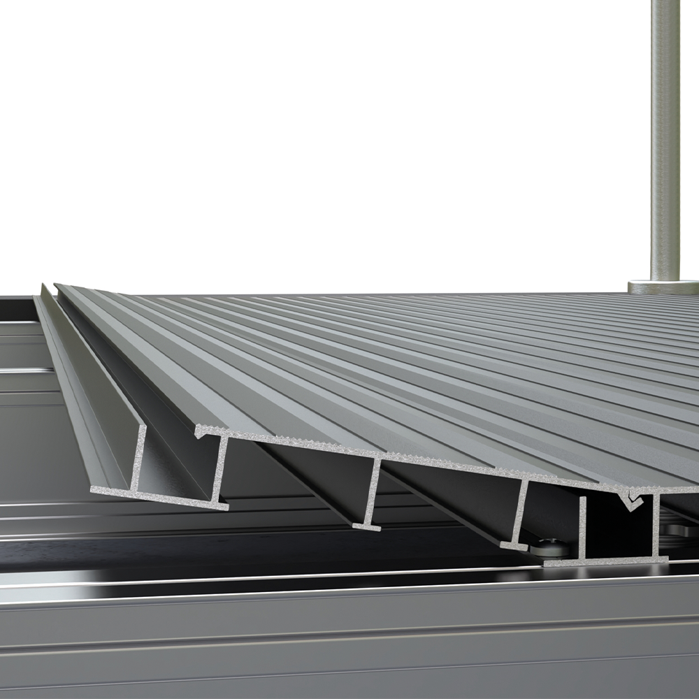 aluminium decking boards synergised connected from fh brundle