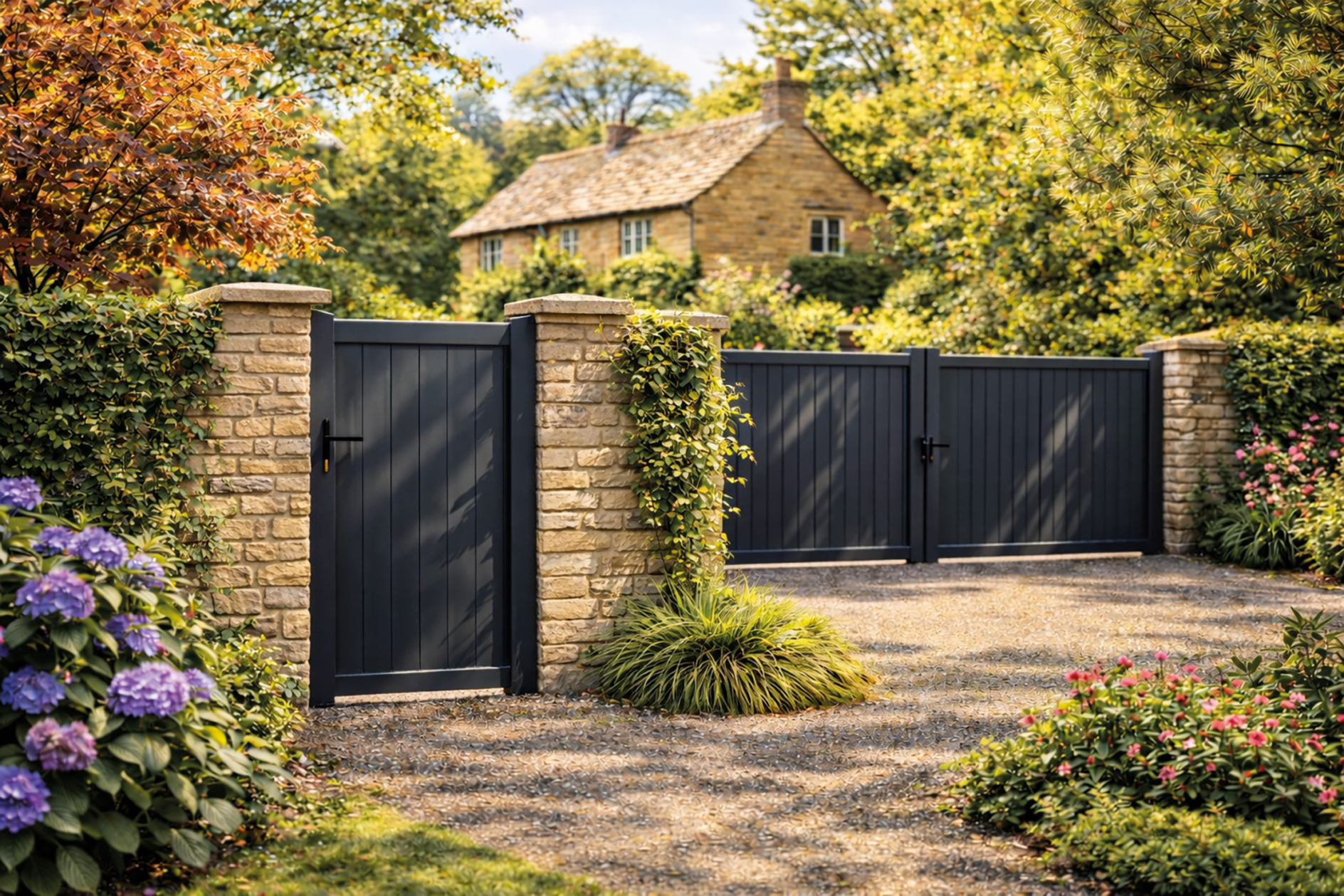 Aluminium Gates Header Image Rinato Natural Composite Deck Boards