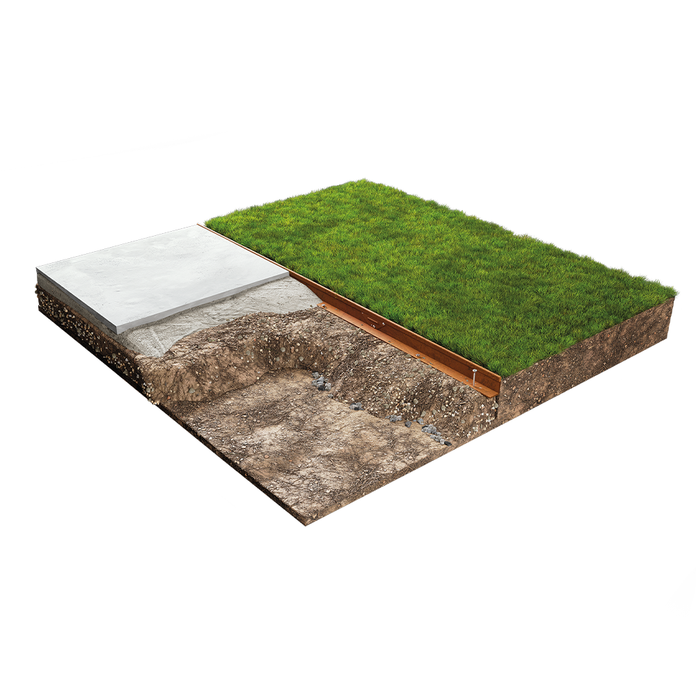 straightcurve zero-flex modular garden edging from fh brundle weathering steel