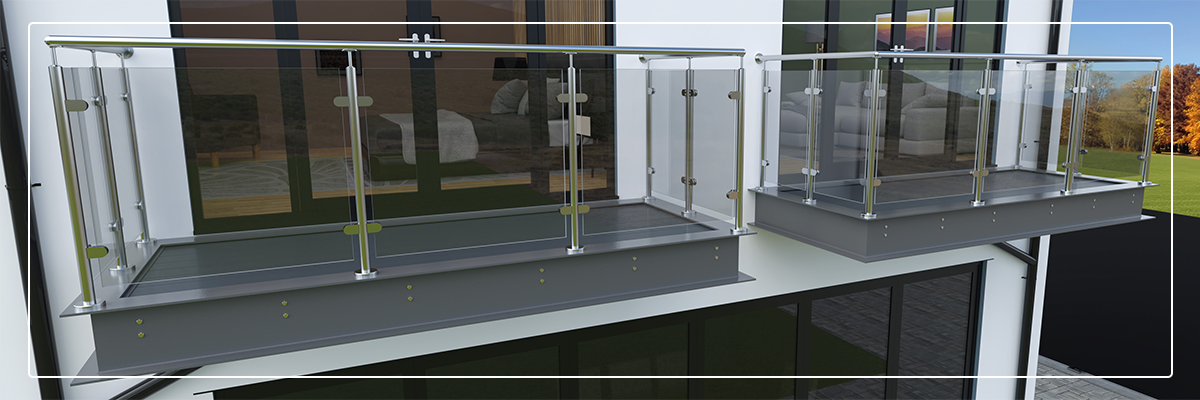 Synergised aluminium balcony boards fh brundle anthracite