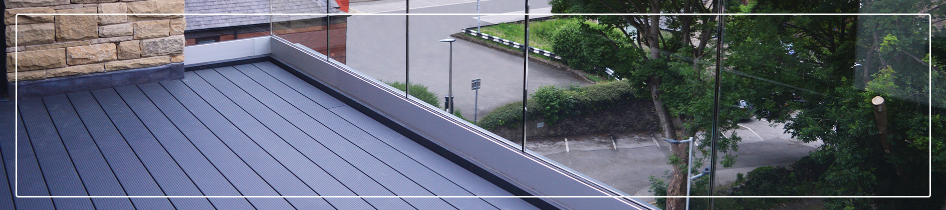 Synergised aluminium balcony boards fh brundle anthracite