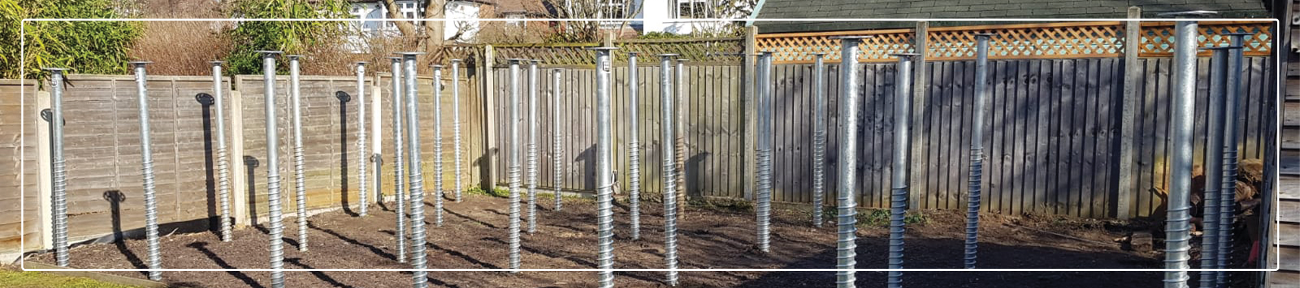 Strip ground screws fh brundle galvanised steel