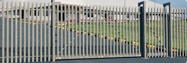 fh brundle modular palisade gates cantilever