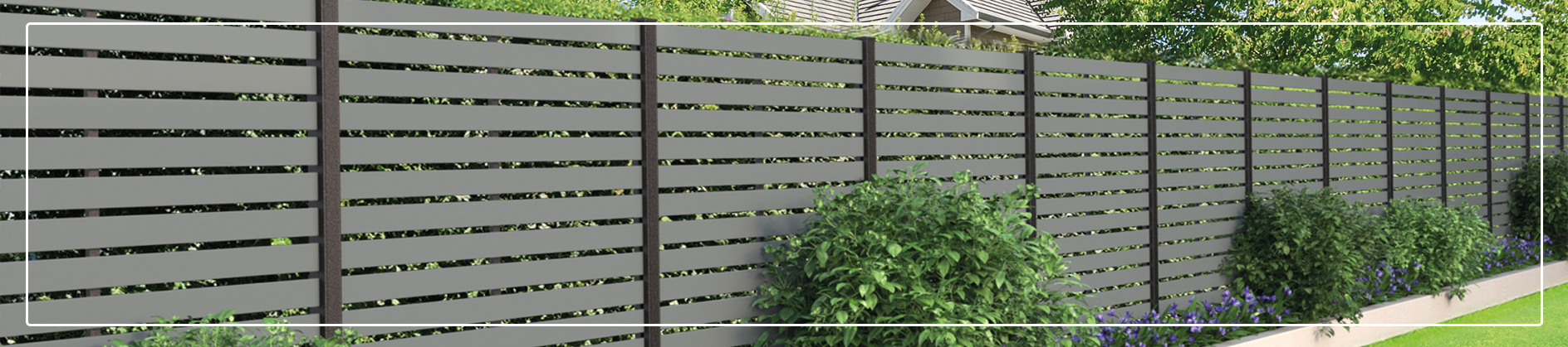 Strip fh brundle aluminium fencing