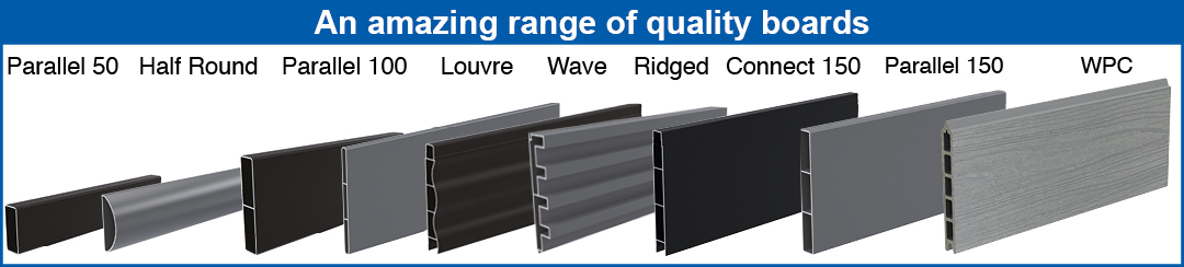 Boards fh brundle aluminium fencing