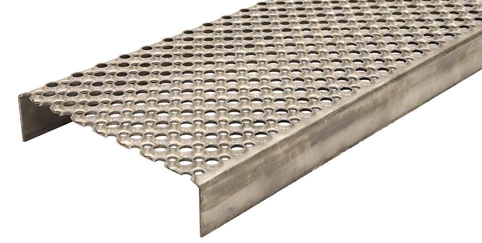 Aluminium anti-slip plank